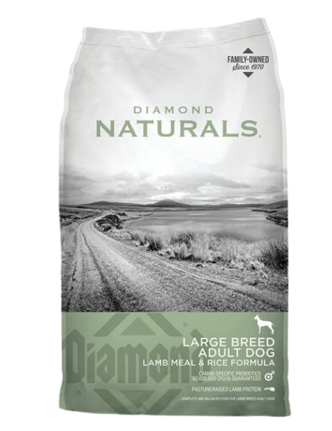 Diamond | Naturals | Large Breed | Lamb & Rice 40LB