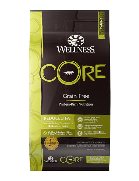 Wellness | Core | Grain Free Reduced Fat Turkey & Chicken 24LB