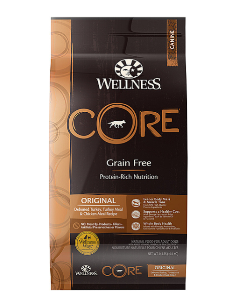 Wellness | Core | Grain Free Turkey & Chicken 24LB