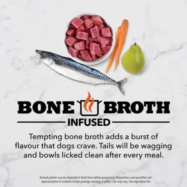 Acana Bone Broth Infused Freeze-Dried Morsels for Dogs - Ranch Raised Beef Recipe