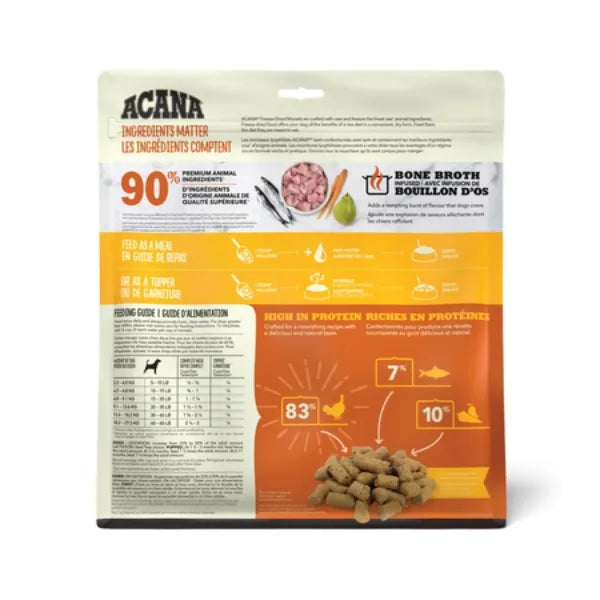 Acana Bone Broth Infused Freeze-Dried Morsels for Dogs - Free-Run Turkey Recipe