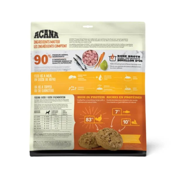 Acana Bone Broth Infused Freeze-Dried Patties for Dogs - Free-Run Turkey Recipe