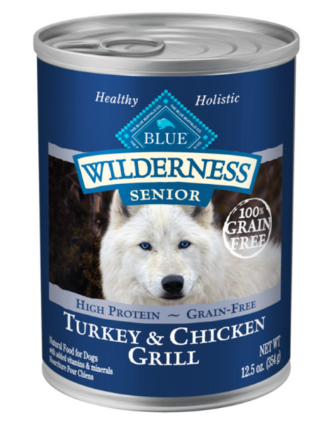Blue | Wilderness | Senior Turkey & Chicken 12/12.5OZ