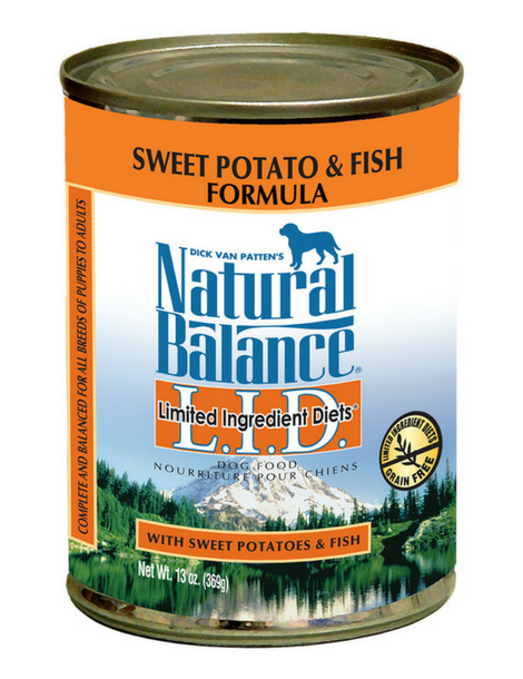 Natural Balance | LID | Fish & Sweet Potato 12/13OZ