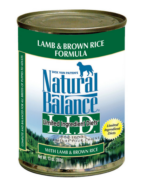 Natural Balance | LID | Lamb & Brown Rice 12/13OZ