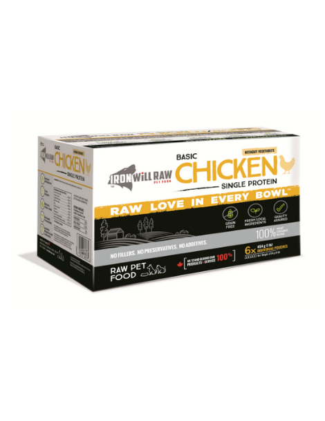 Iron Will Raw | GF | Chicken Single Protein