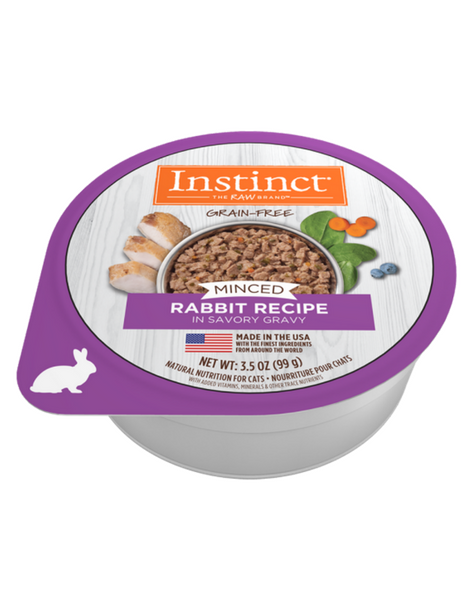 Instinct Cat | Minced Cups | Rabbit 12/3.5OZ