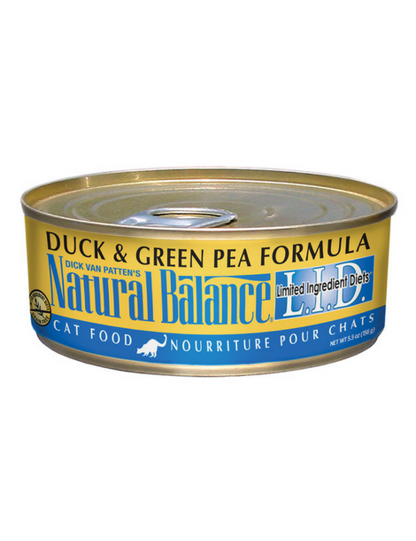 Natural Balance Cat | LID | Duck & Green Pea 24/5.5OZ