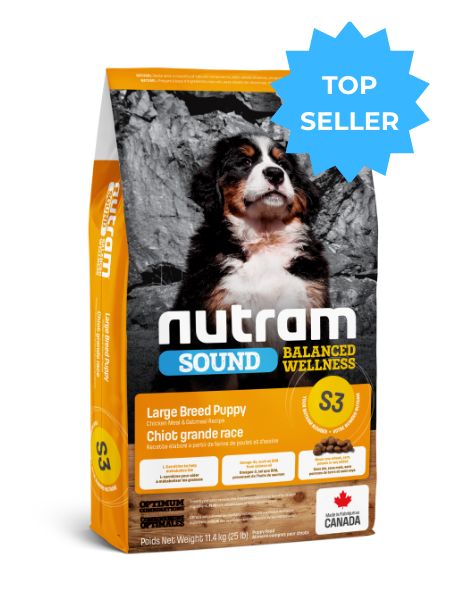 Nutram | 3.0 Sound Dog | S3 Large Breed Puppy 25LB