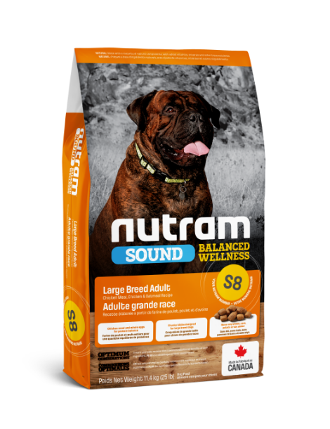Nutram | 3.0 Sound Dog | S8 Large Breed Adult 25LB