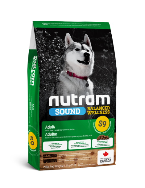 Nutram | 3.0 Sound Dog | S9 Adult Lamb 25LB