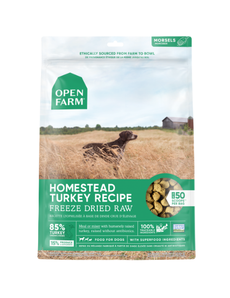 Open Farm | Freeze Dried | Homestead Turkey 22OZ