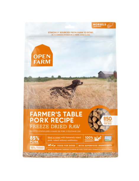 Open Farm | Freeze Dried | Farmer's Table Pork 22OZ