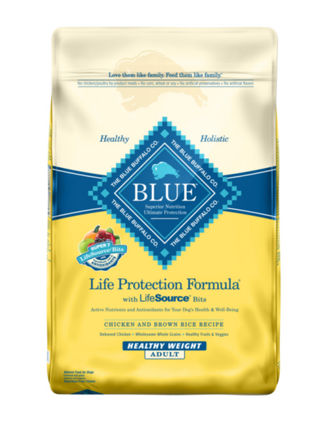 Blue | LPF | Adult Healthy Weight Chicken & Brown Rice 26LB