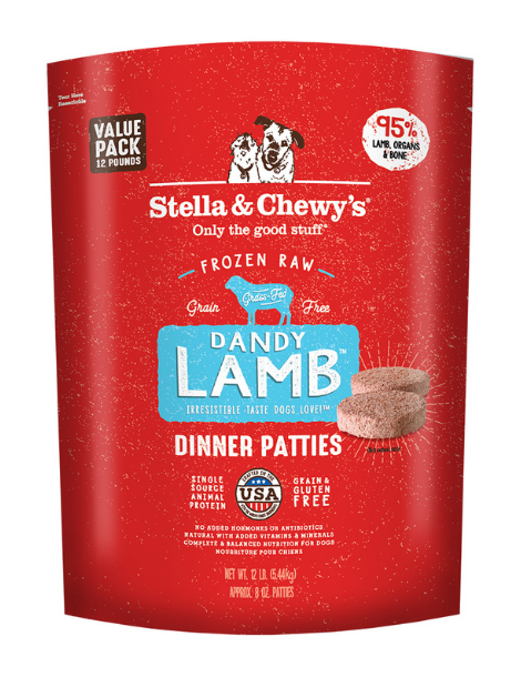 Stella & Chewy's | Raw Dandy Lamb Dinner 12LB