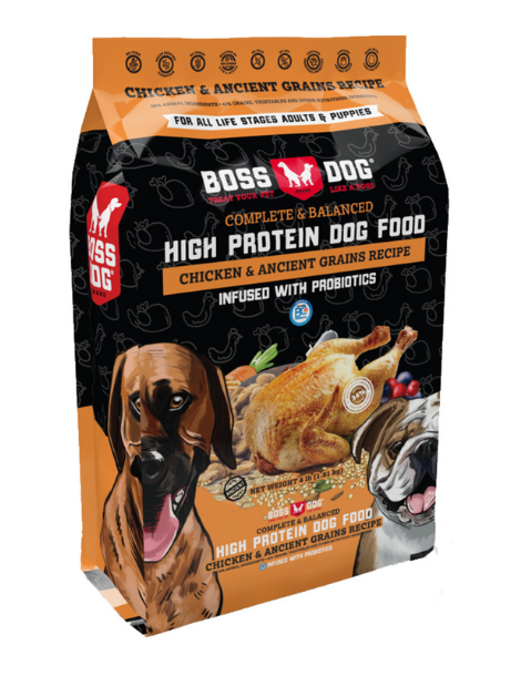 Boss Dog | High Protein | Chicken & Ancient Grain 24LB