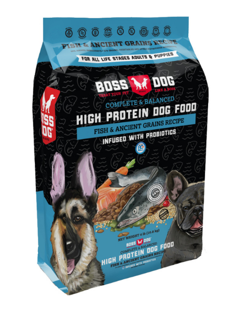 Boss Dog | High Protein | Fish & Ancient Grain 24LB