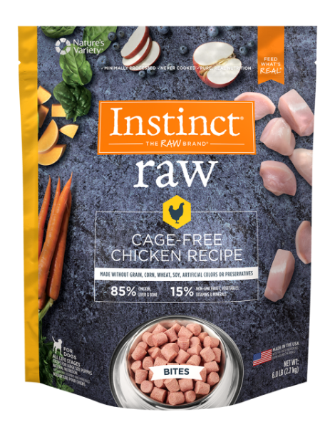 Instinct | RAW | Cage Free Chicken Bites 6LB