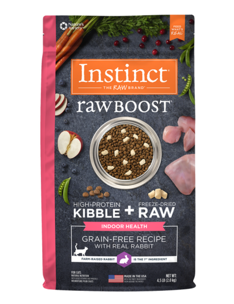 Instinct Cat | Raw Boost | Indoor Cat | Rabbit 4.5LB