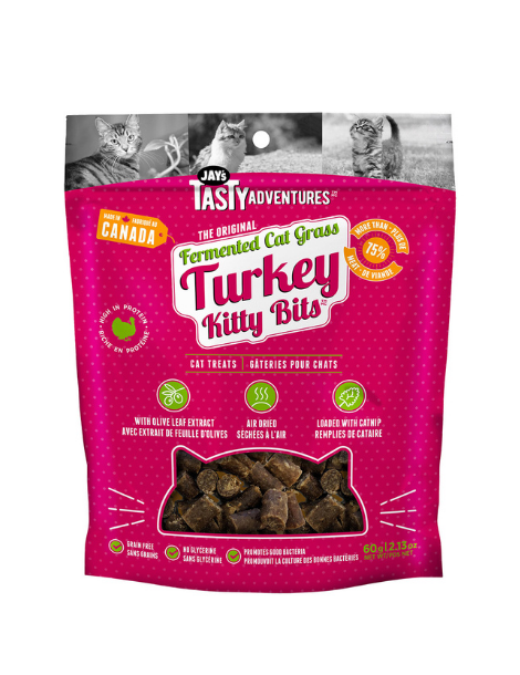 Jays Tasty Adventures | Cat | Kitty Bits | Turkey 12/60GM