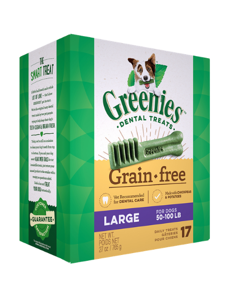 Greenies | Grain Free | Dental Treats 27OZ (Select Size)