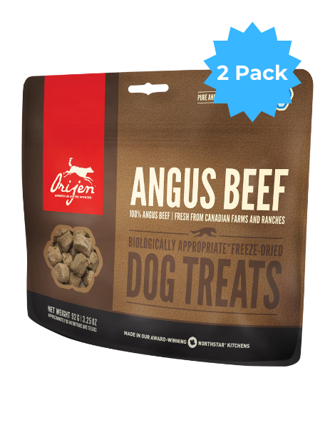 ORIJEN | Freeze-Dried Treats | Angus Beef (2 Pack)