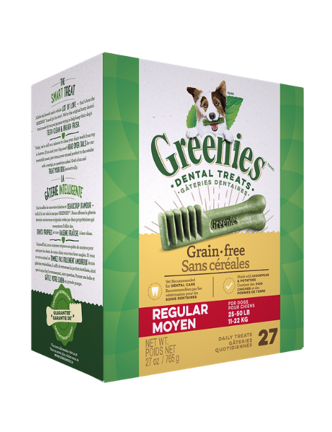 Greenies | Grain Free | Dental Treats 27OZ (Select Size)