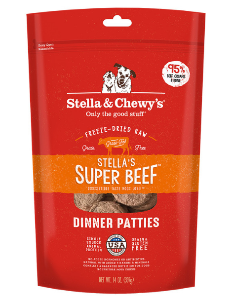 Stella & Chewy's | Freeze Dried Dinner Patties | Super Beef