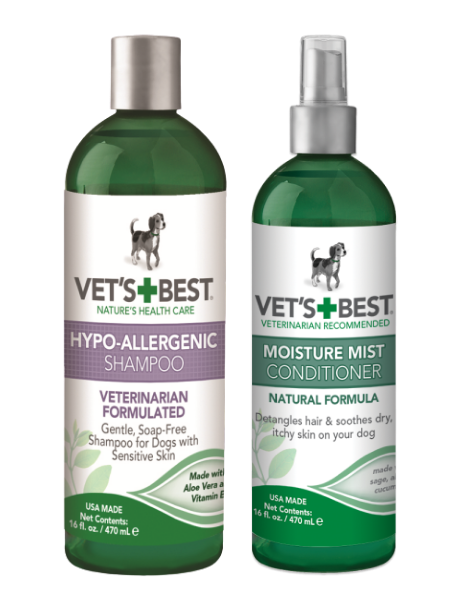 Vet's Best | Hypo Allergenic Shampoo & Conditioner Combo Pack 16OZ