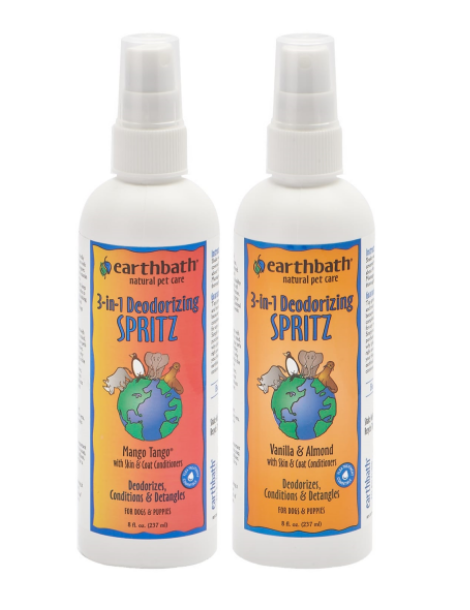 Earthbath | Deodorizing Spritz Mango & Vanilla/Almond (2 Pack)